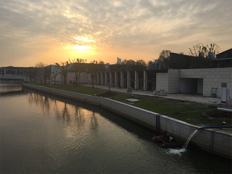 參與杭州蕭山沿江公園項目建設(shè)